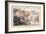 Puck Magazine: The Old and the New Year-Joseph Keppler-Framed Art Print