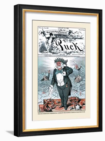 Puck Magazine: The Only Democratic Presidential Candidate-Frederick Burr Opper-Framed Art Print