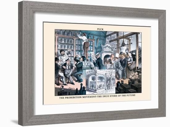 Puck Magazine: The Prohibition Movement-F. Graetz-Framed Art Print