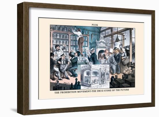 Puck Magazine: The Prohibition Movement-F. Graetz-Framed Art Print