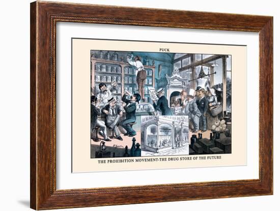 Puck Magazine: The Prohibition Movement-F. Graetz-Framed Art Print