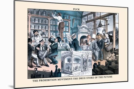 Puck Magazine: The Prohibition Movement-F. Graetz-Mounted Art Print