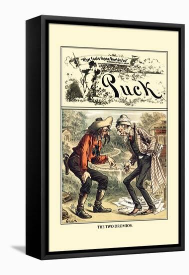 Puck Magazine: The Two Dromios-John R. Neill-Framed Stretched Canvas