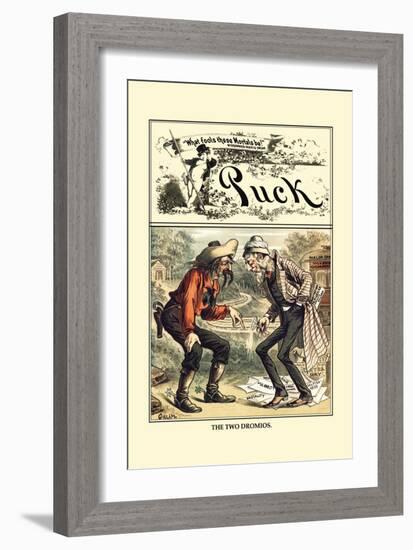 Puck Magazine: The Two Dromios-John R. Neill-Framed Art Print