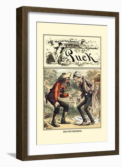 Puck Magazine: The Two Dromios-John R. Neill-Framed Art Print