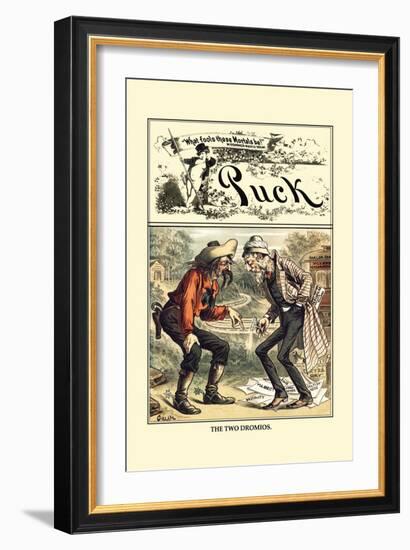 Puck Magazine: The Two Dromios-John R. Neill-Framed Art Print