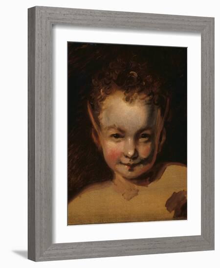 Puck or Robin Goodfellow-Joshua Reynolds-Framed Giclee Print