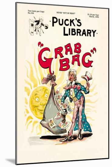 Puck's Library: Grab Bag-Frederick Burr Opper-Mounted Art Print