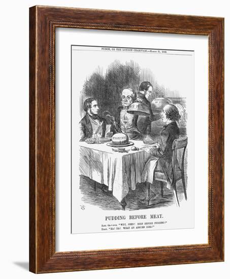 Pudding before Meat, 1866-John Tenniel-Framed Giclee Print