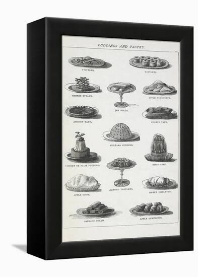 Puddings and Pastry-Isabella Beeton-Framed Premier Image Canvas