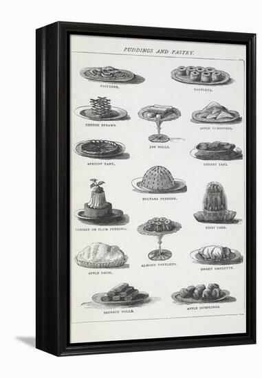 Puddings and Pastry-Isabella Beeton-Framed Premier Image Canvas