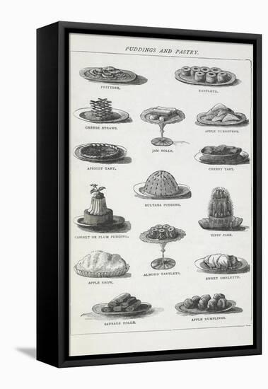 Puddings and Pastry-Isabella Beeton-Framed Premier Image Canvas