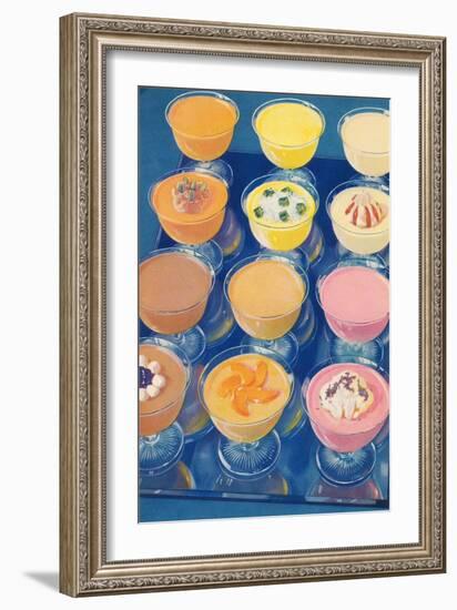 Puddings on Parade-null-Framed Art Print