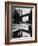 Puddle Reflecting Brooklyn Bridge-Bettmann-Framed Photographic Print