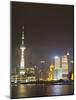 Pudong Financial District and Oriental Pearl Tower across the Huangpu River, Shanghai, China, Asia-Amanda Hall-Mounted Photographic Print