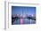 Pudong skyline across the Suzhou Creek and Waibaidu bridge, Shanghai, China-Jon Arnold-Framed Photographic Print