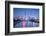 Pudong skyline across the Suzhou Creek and Waibaidu bridge, Shanghai, China-Jon Arnold-Framed Photographic Print