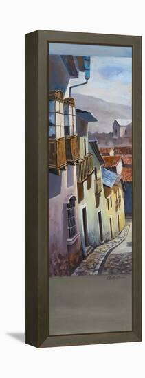 Pueblito I-Nelly Arenas-Framed Stretched Canvas