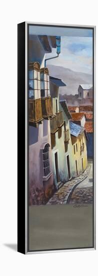 Pueblito I-Nelly Arenas-Framed Stretched Canvas