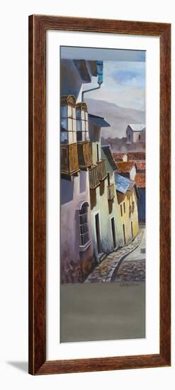 Pueblito I-Nelly Arenas-Framed Art Print