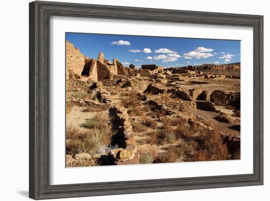 Pueblo Bonito Ruins-Wilsilver-Framed Photographic Print