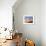 Pueblo House with Blue Door and Oven, Taos, New Mexico, USA-Charles Sleicher-Framed Photographic Print displayed on a wall