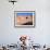 Pueblo House with Blue Door and Oven, Taos, New Mexico, USA-Charles Sleicher-Framed Photographic Print displayed on a wall