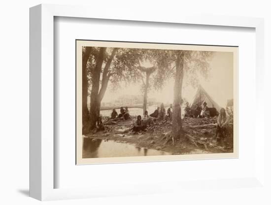 Pueblo Indians at Taos, New Mexico-null-Framed Photo