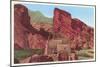 Pueblo Park of the Red Rocks, Denver, Colorado-null-Mounted Art Print