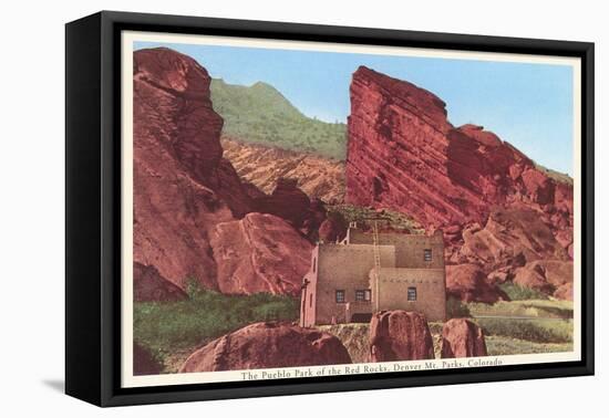 Pueblo Park of the Red Rocks, Denver, Colorado-null-Framed Stretched Canvas