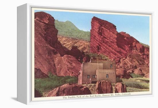 Pueblo Park of the Red Rocks, Denver, Colorado-null-Framed Stretched Canvas