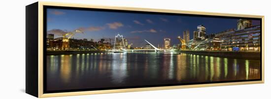 Puente De La Mujer (Bridge of the Woman) at Dusk-Ben Pipe-Framed Premier Image Canvas