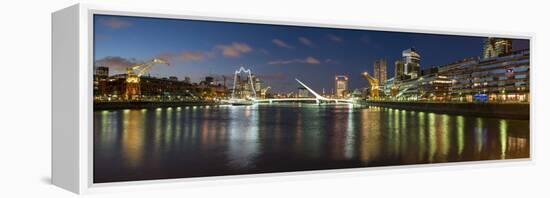 Puente De La Mujer (Bridge of the Woman) at Dusk-Ben Pipe-Framed Premier Image Canvas