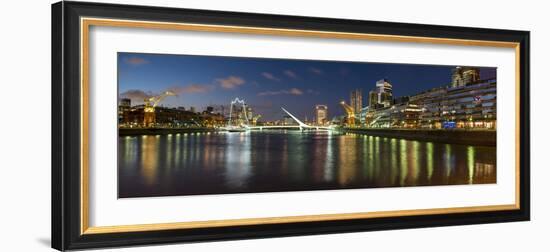 Puente De La Mujer (Bridge of the Woman) at Dusk-Ben Pipe-Framed Photographic Print