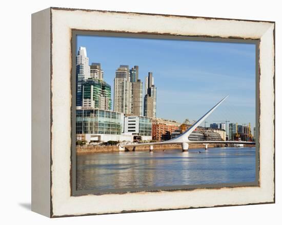 Puente De La Mujer, Buenos Aires, Argentina, South America-Christian Kober-Framed Premier Image Canvas