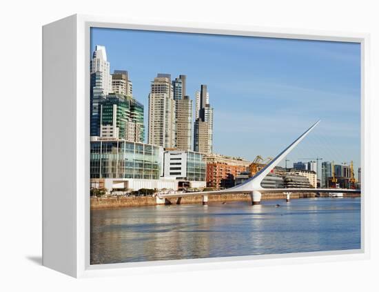 Puente De La Mujer, Buenos Aires, Argentina, South America-Christian Kober-Framed Premier Image Canvas