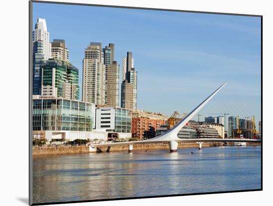 Puente De La Mujer, Buenos Aires, Argentina, South America-Christian Kober-Mounted Photographic Print