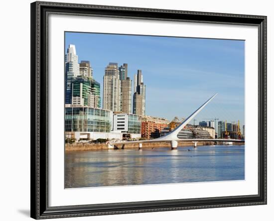 Puente De La Mujer, Buenos Aires, Argentina, South America-Christian Kober-Framed Photographic Print