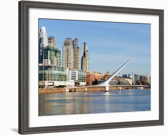 Puente De La Mujer, Buenos Aires, Argentina, South America-Christian Kober-Framed Photographic Print