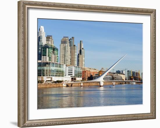 Puente De La Mujer, Buenos Aires, Argentina, South America-Christian Kober-Framed Photographic Print