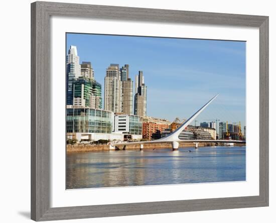 Puente De La Mujer, Buenos Aires, Argentina, South America-Christian Kober-Framed Photographic Print