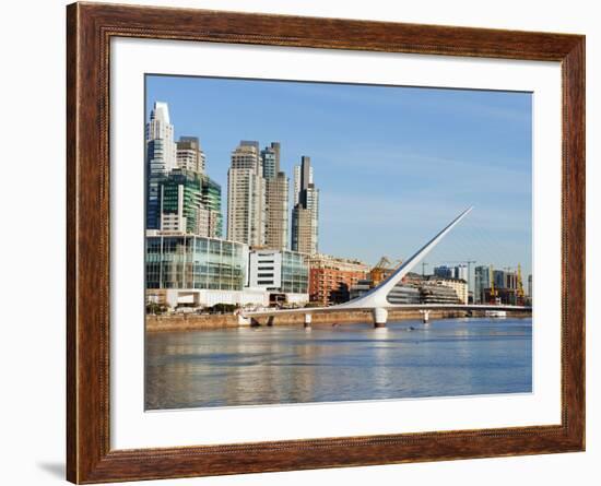 Puente De La Mujer, Buenos Aires, Argentina, South America-Christian Kober-Framed Photographic Print