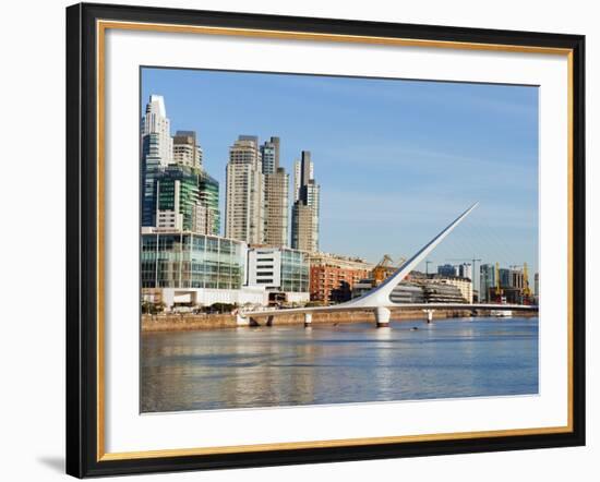 Puente De La Mujer, Buenos Aires, Argentina, South America-Christian Kober-Framed Photographic Print