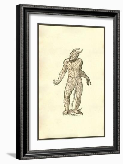 Puer Cornutus Ore Patulo-Ulisse Aldrovandi-Framed Art Print