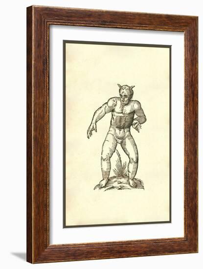 Puer Cornutus-Ulisse Aldrovandi-Framed Art Print