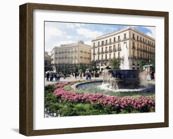 Puerta Del Sol, Madrid, Spain-Sheila Terry-Framed Photographic Print