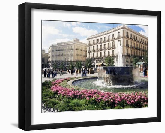 Puerta Del Sol, Madrid, Spain-Sheila Terry-Framed Photographic Print