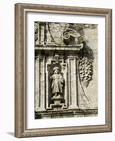 Puerta Santa Doorway, Santiago Cathedral, Santiago De Compostela, Galicia, Spain-R H Productions-Framed Photographic Print