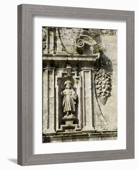 Puerta Santa Doorway, Santiago Cathedral, Santiago De Compostela, Galicia, Spain-R H Productions-Framed Photographic Print