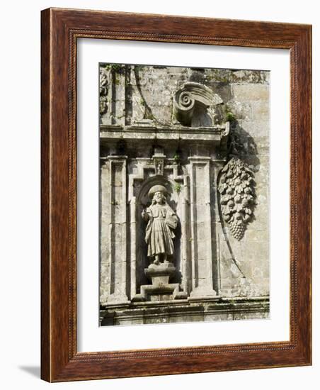 Puerta Santa Doorway, Santiago Cathedral, Santiago De Compostela, Galicia, Spain-R H Productions-Framed Photographic Print